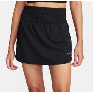 Nike Skort Women’s Size XL Black Ultra High Waist Skirt Athletic Shorts
